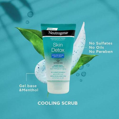 NEUTROGENA SKIN DETOX COOLING SCRUB 150 ML 