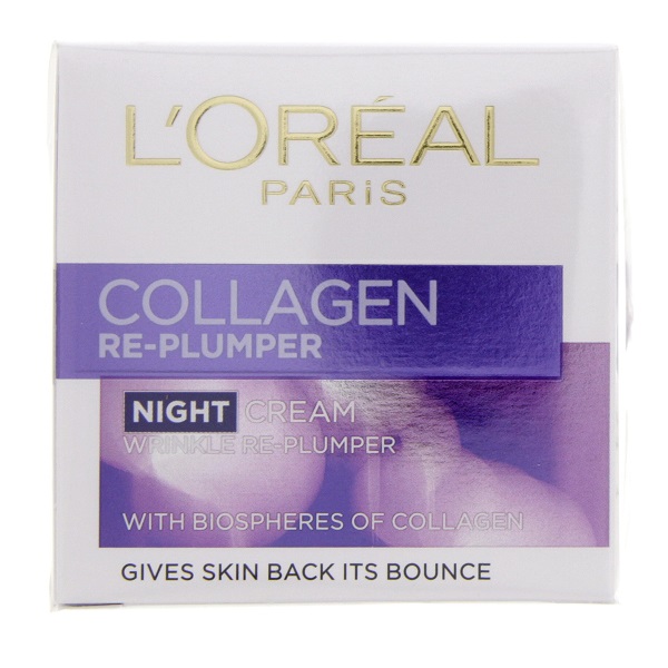 LOREAL COLLAGEN RE-PLUMPER NIGHT CREAM 50 ML 4722