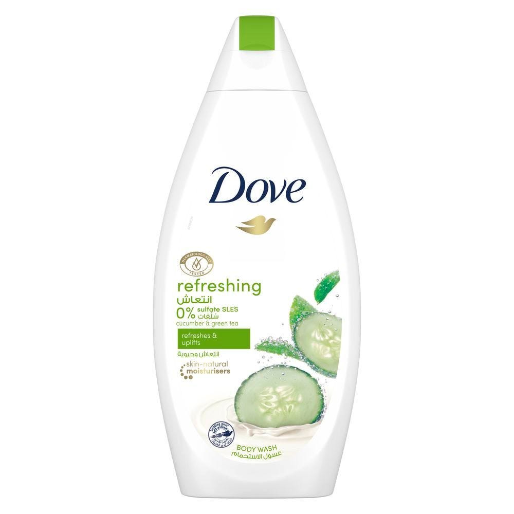 DOVE BODY WASH GO FRESH  TOUCH 500 ML