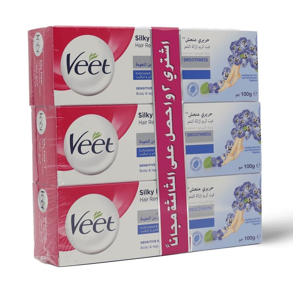 VEET  CREAM NORMAL 100 ML 2 + 1 FREE