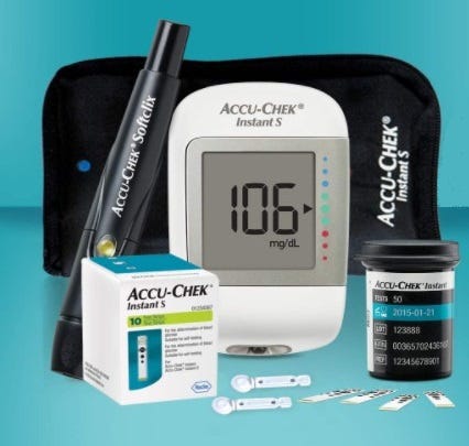 ACCU CHEK INSTANT KIT جهاز 