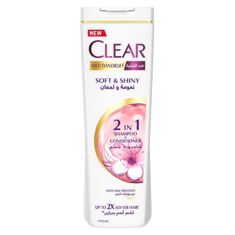 CLEAR SHAMPOO SOFT & SHINY WOMEN 200 ML