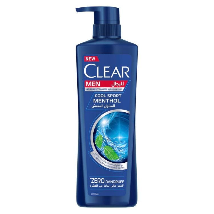 CLEAR SHAMPOO COOL SPORT MENTHOL MEN 700 ML