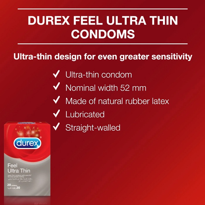 DUREX FEEL ULTRA THIN 20 S