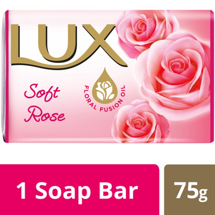 LUX SOAP SOFT ROSE FLOW 75 GM