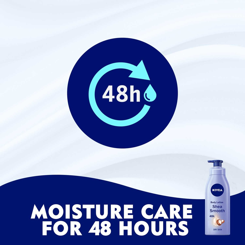 NIVEA SMOOTH BODY LOTION DRY SKIN400 ML ART.NO.881