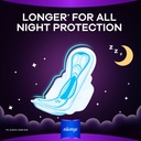 Always Sanitary Napkin Night With Wings Soothing Cream Extra Long 24 Pieces