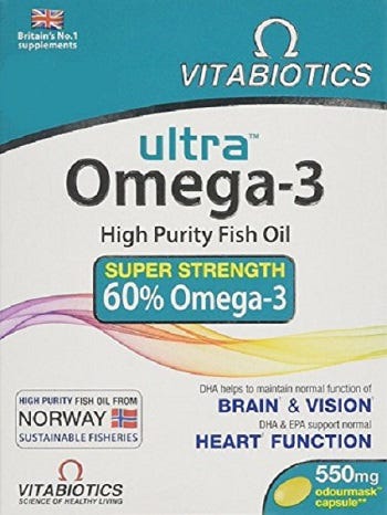 Aqua Marine Omega 3 550 Mg 60 Pieces