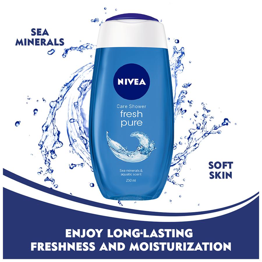 NIVEA SHOWER GEL  FRESH PURE 250 ML