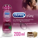 DUREX PLAY 2 IN 1 MASSAGE ALOE VERA 200 ML