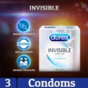 DUREX INVISIBLE EXTTRA THIN SENSITIVE 3 CONDOM