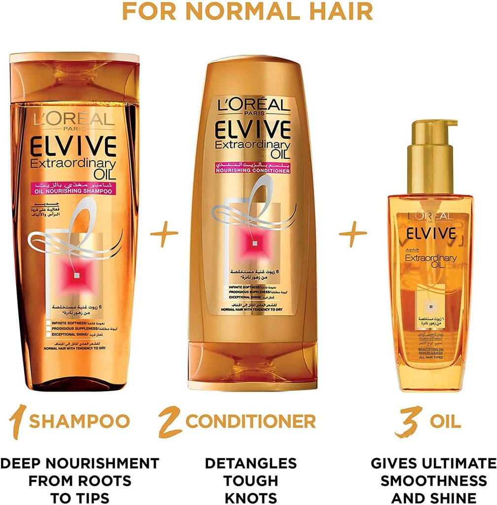 ELVIVE EXTRAORDINA OIL NOURISHING SH NORMAL HAIR 2