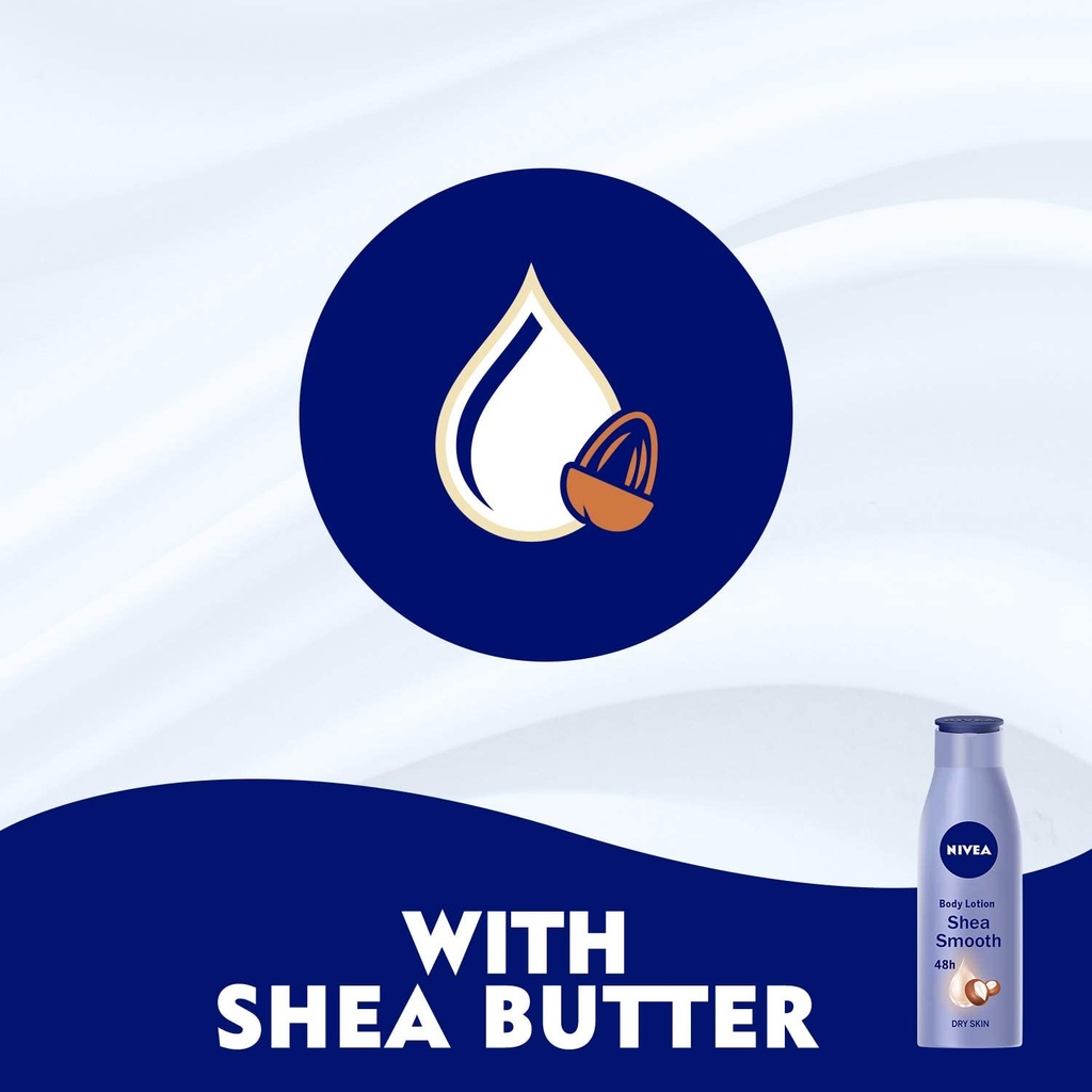 NIVEA SMOOTH BODY LOTION DRY SKIN 250 ML ART.NO.88