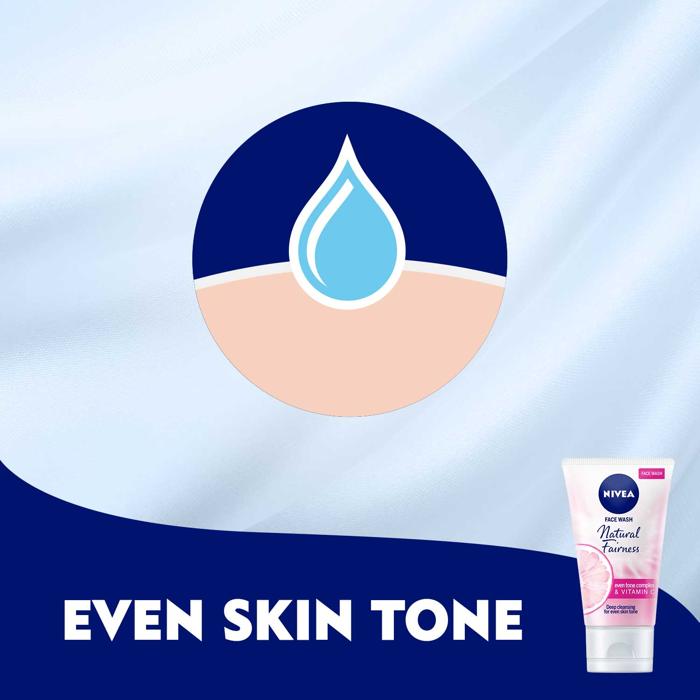 NIVEA NATURAL FAIRNESS FACE WASH 100 ML 86724