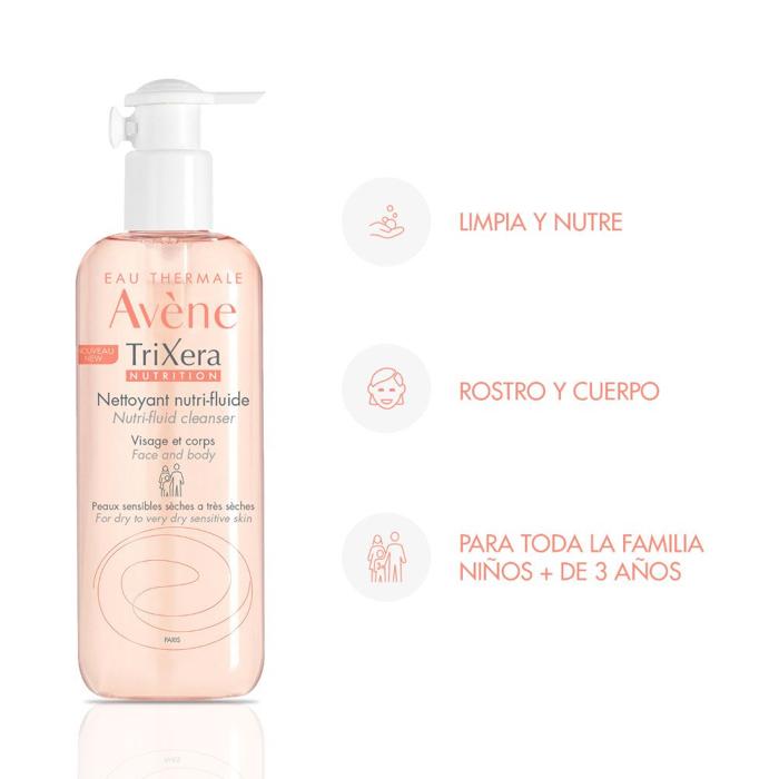 AVENE TRIXERA NUTRI  FLUID CLEANSING GEL 500 ML 