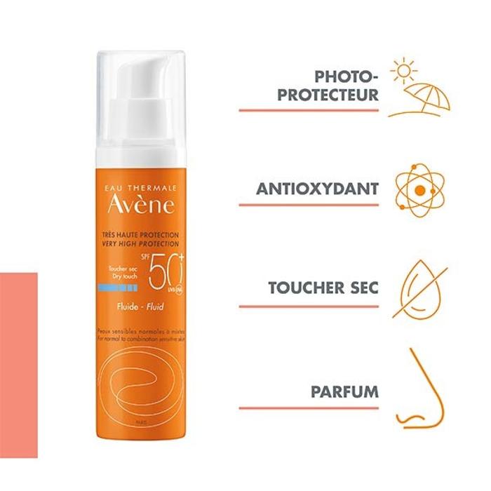 AVENE  SUNSCREEN FLUID SPF NORMAL  50 ML  