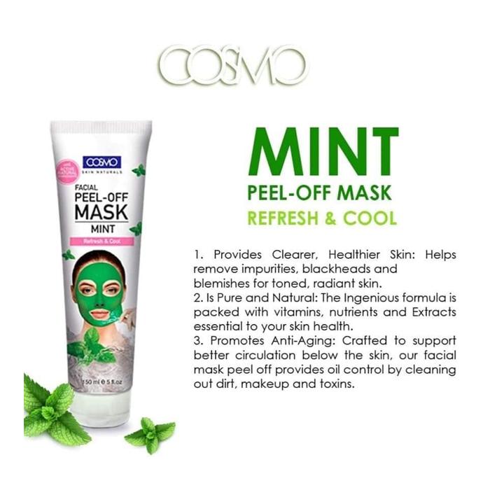 COSMO FACIAL PEEL-OFF MASK MINT 150 ML