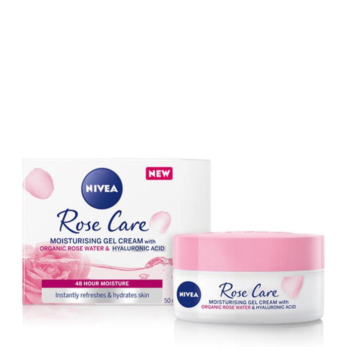 NIVEA ROSE CARE MOISTURIZING GEL CREAM 50 ML