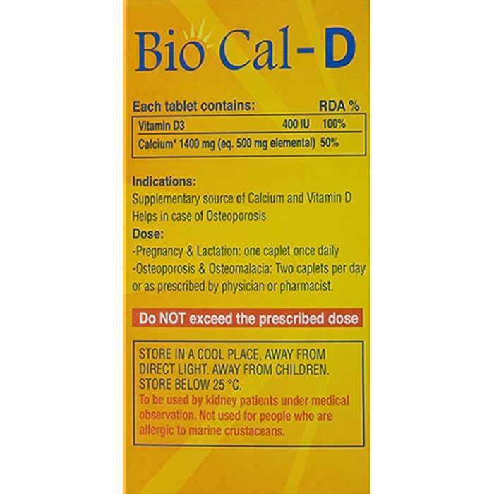 BIO CAL CALCIUM 600 MG 60 TAB