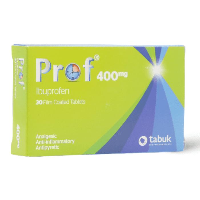 PROF 400 MG 30 TAB