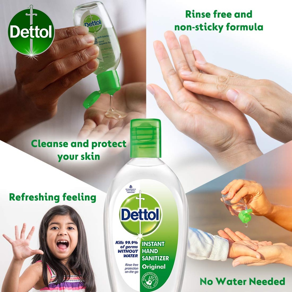 DETTOL HAND SANITIZER ORIGINAL 50ML