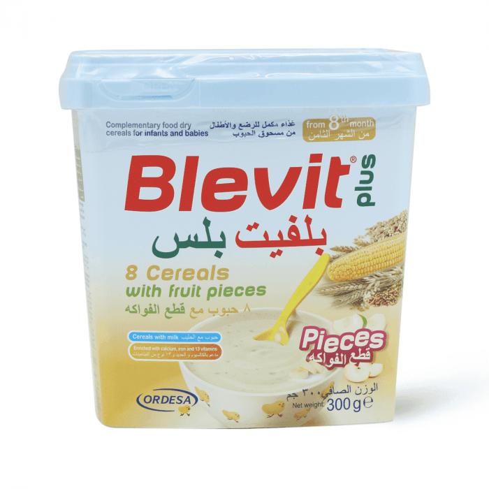 BLEVIT PLUS 8 CEREALS WITH FRUIT PIECES 300 G