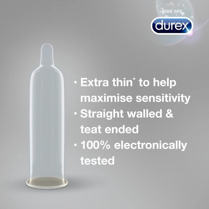 DUREX INVISIBLE EXTTRA THIN SENSITIVE 12  CONDOM