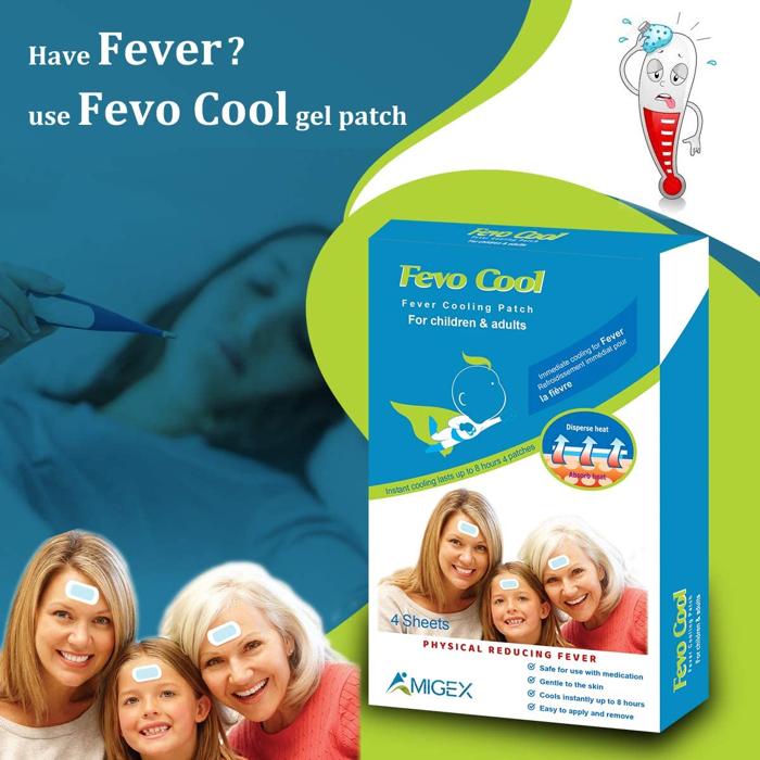 FEVO COOL COOLING PATCH ADULT 4 PCS 