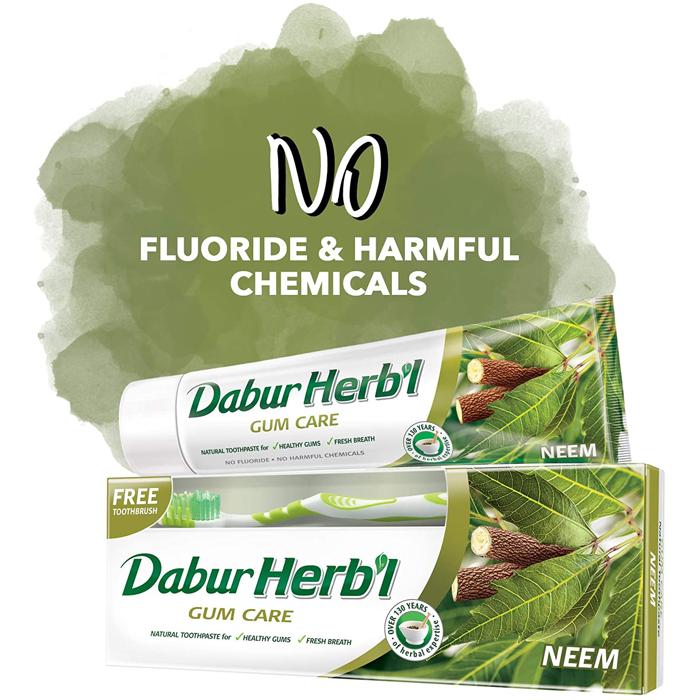 DABUR HERBAL NEEM T / P 150 G + T / B FREE