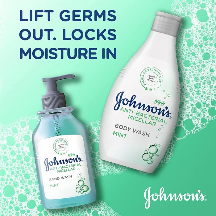 JOHNSON BODY WASH MINT 400 ML