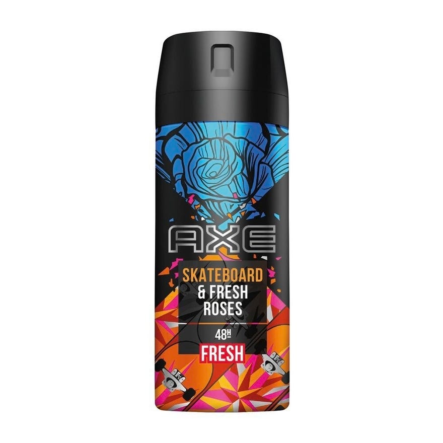 AXE SKATEBOARD FRESH ROSE SPRAY 150 ML 