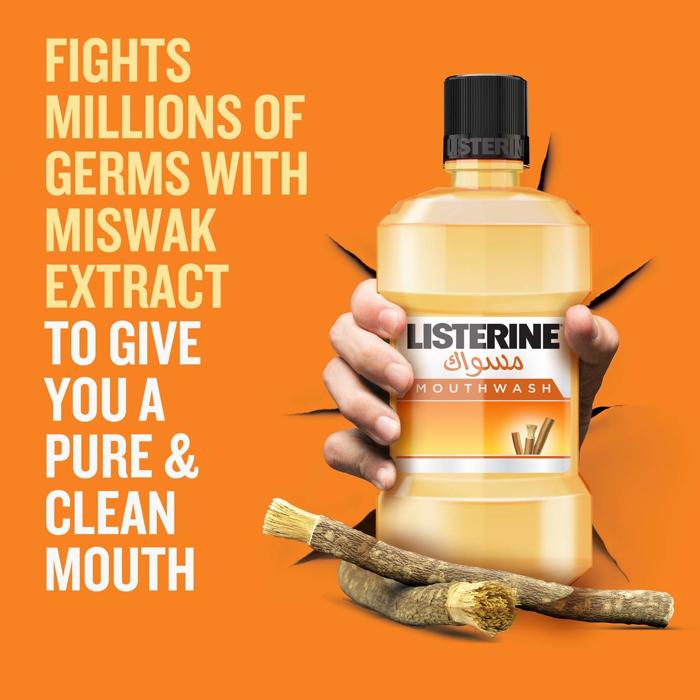 LISTERINE MISWAK MOUTH WASH 250 ML