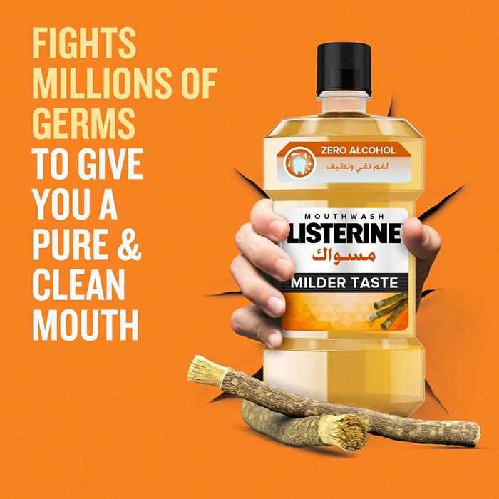 LISTERINE MISWAK MOUTH WASH 500 ML