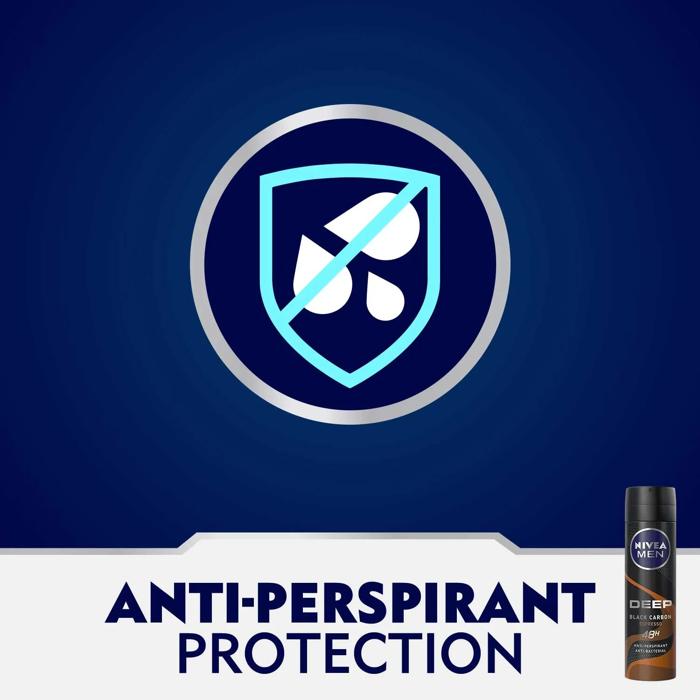 NIVEA SPRAY DEEP BLACK CARBON ESPRESSO150 ML