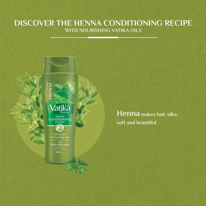 VATIKA SHAMPOO HENNA 400 ML