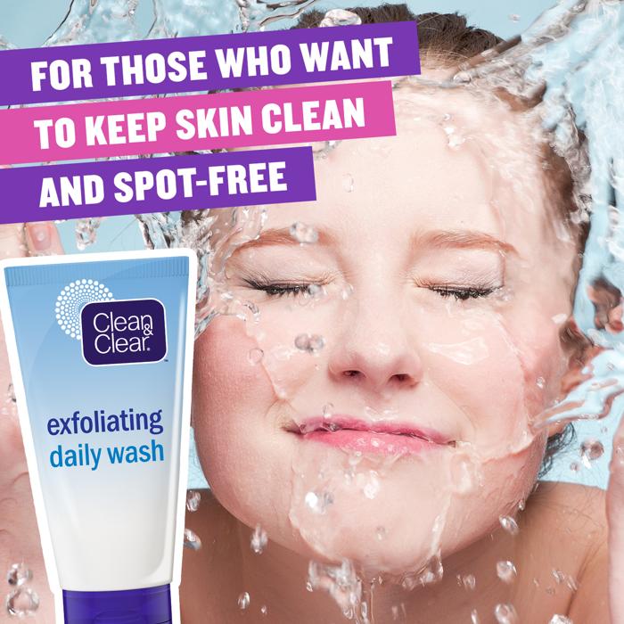 CLEAN & CLEAR EXFOLIATING DAILY FACIAL WASH 150 1+1 FREE