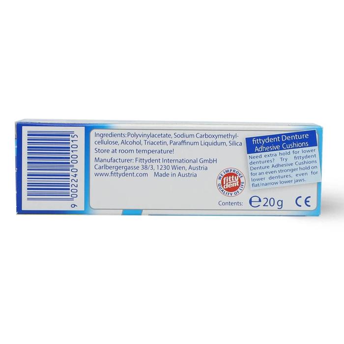 FITTY DENT SUPER DENTURE ADHESIVE CREAM 20 GM