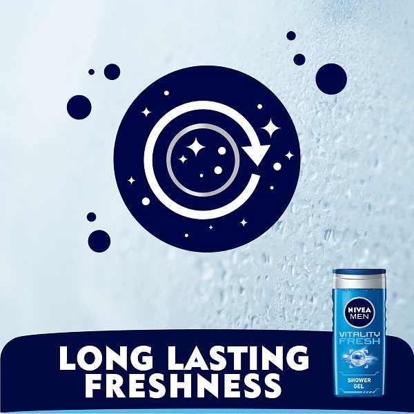 NIVEA SHOWER GEL VITALITY FRESH 250ML ART.NO.80800