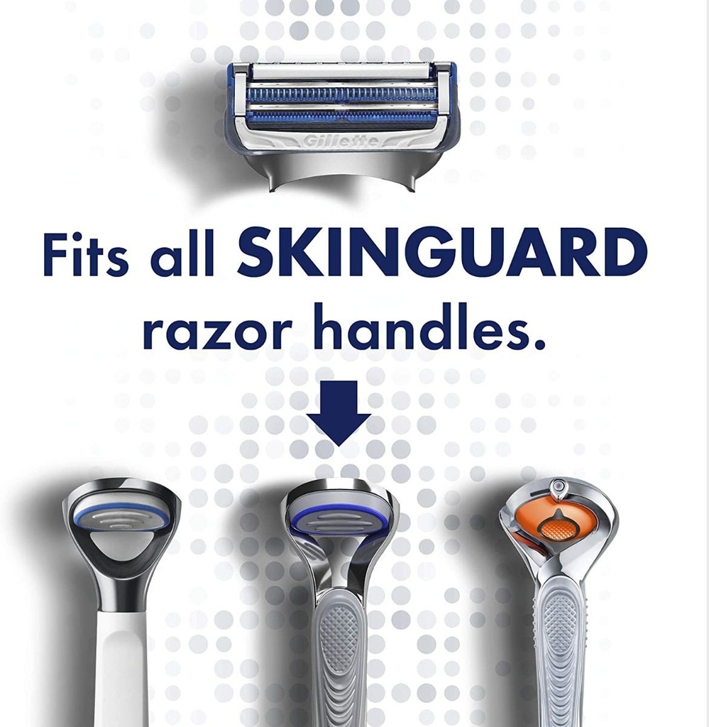 GILLETTE SKINGUARD SENSITIVE MNL  CRT 4CT