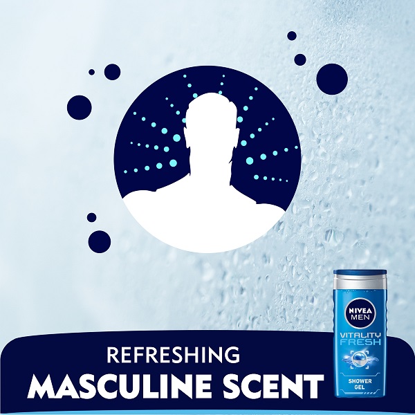 NIVEA SHOWER GEL VITALITY FRESH 250ML ART.NO.80800