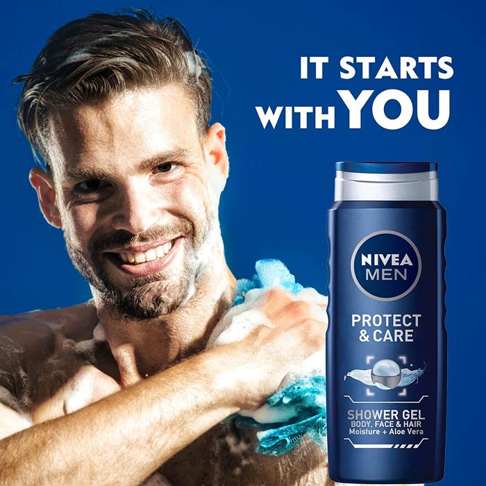 NIVEA SHOWER PROTECT & CARE  500 ML ART.83612 