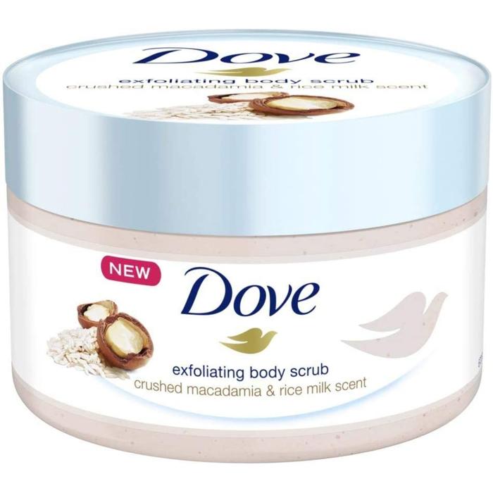 DOVE EXFOLIATING BODY SCRUB  CRUSGED MACA 225 ML