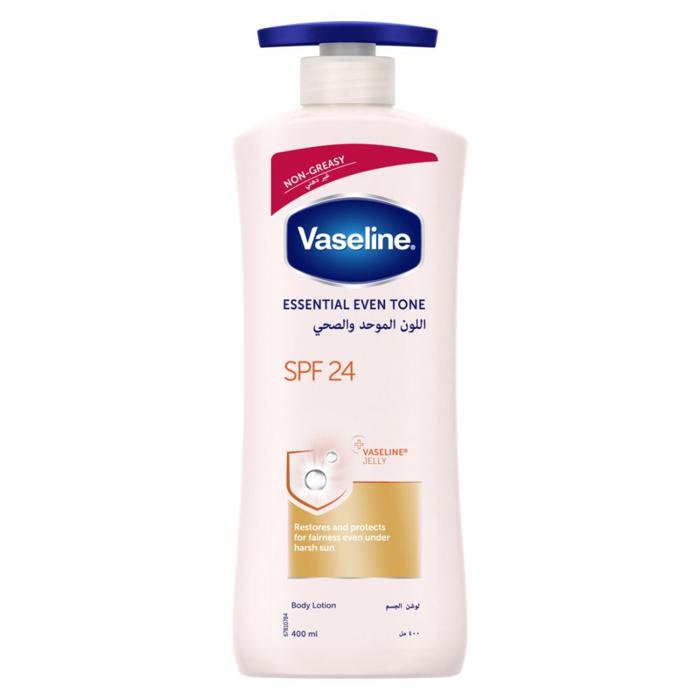 VASELINE BODY LOTION TONE SPF24         400 ML