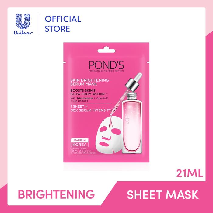 PONDS SKIN BRIGHTENING SERUM MASK 21G