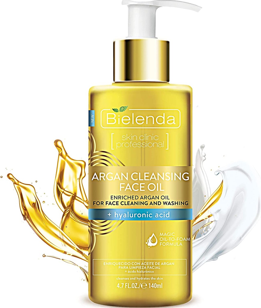 BIELENDA ARGAN CLEANSING FACE OIL + HYALURONIC ACID