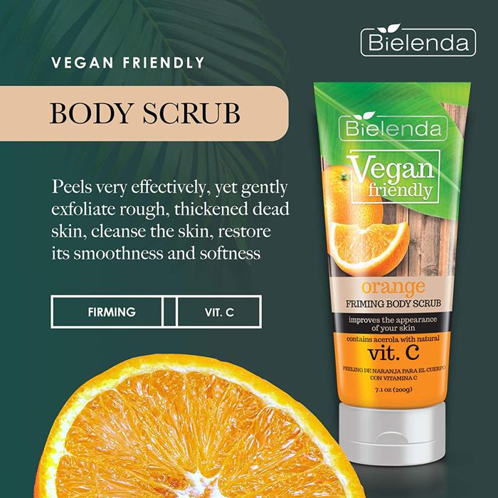 BIELENDA VEGAN FRIENDLY ORANGE BODY SCRUB 200 G