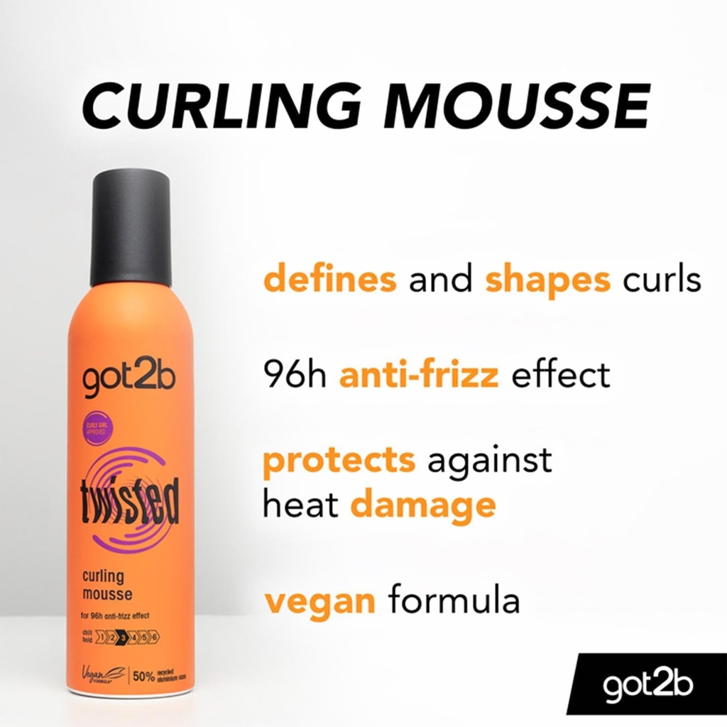 GOT2B TUISTED CURLIN MOUSSE 200 ML