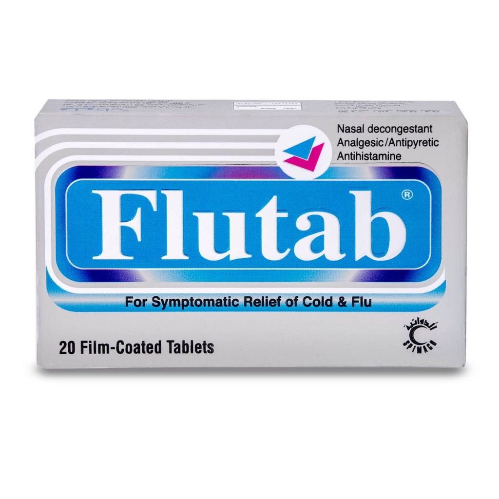 Flutab Relieves Nasal Congestion 20 Pieces