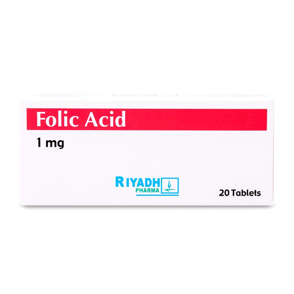 Folic Acid Dietary Supplement 1 Mg 20 Pieces