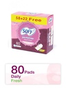 SOFY PANTYLINER FRESH 80 Pad 1 Pack